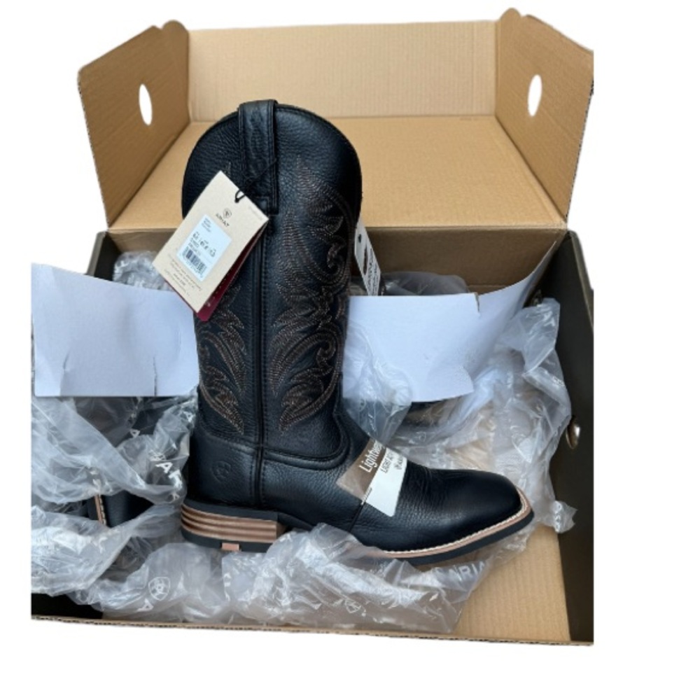 Ariat Men's Black Carbon Ricochet Cowboy Boots